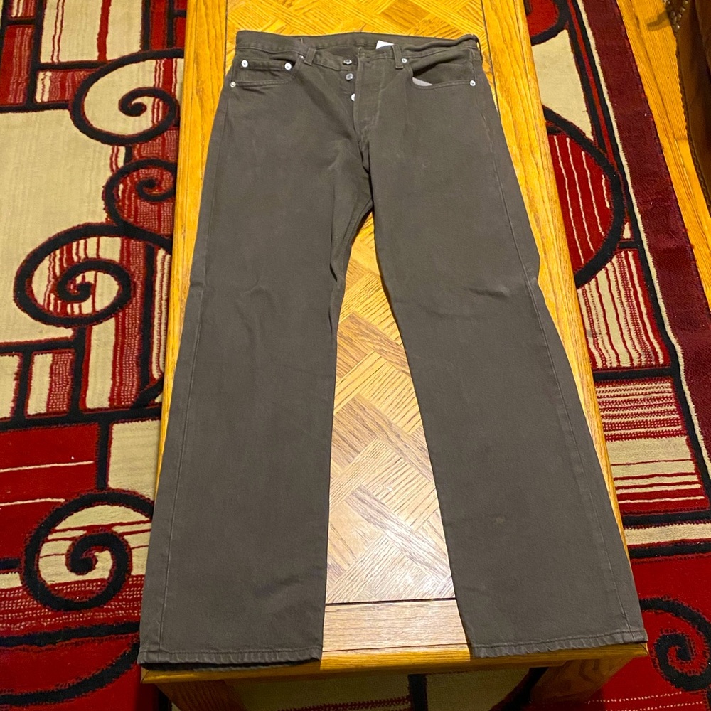 Levi's 501 Dark Brown Jeans